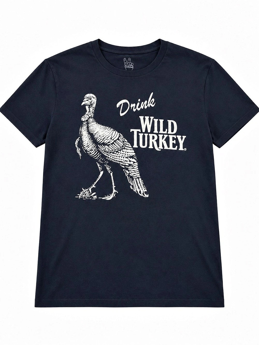 Wild Turkey Drink Navy T-Shirt, size small, NWOT